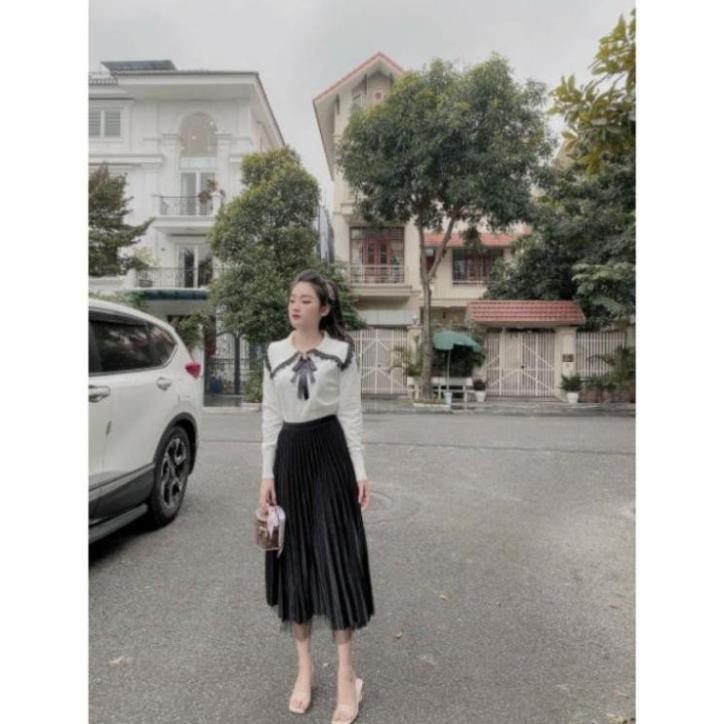 Chân váy xếp Li dài mặc được 2 mặt | BigBuy360 - bigbuy360.vn