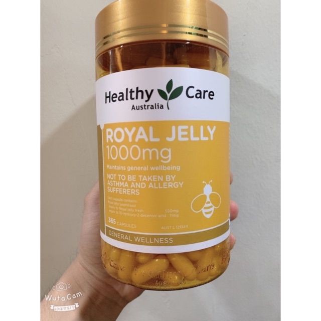 Sữa Ong Chúa🐝🐝 Healthy Care Royal Jelly 1000mg 365viên🐝🐝 [ Uy Tín+Chính Hãng+Date mới]