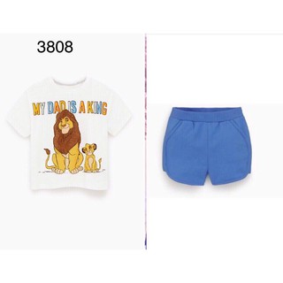 Bộ Quần Áo ngắn tay trẻ em Zara Xuất Dư My Dad is King ! Chất siêu đẹp,màu sắc siêu xinh !
