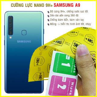 Dán cường lực dẻo nano mặt sau Samsung A9 2018, A9 Pro 2016