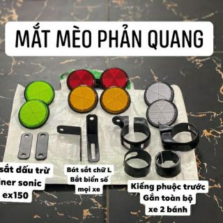 Mắt mèo phản quang kèm bas