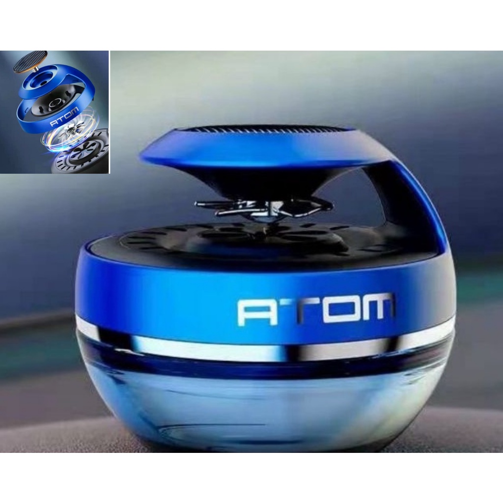 Nước Hoa Atom cao cấp cánh quạt chạy bằng năng lượng mắt trời- Khử mùi siêu tốc cho xe ô tô