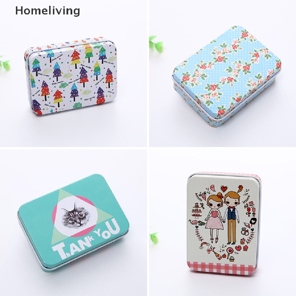 Hộp Thiếc Đựng Trang Sức / Kẹo In Hoạt Hình Dễ Thương