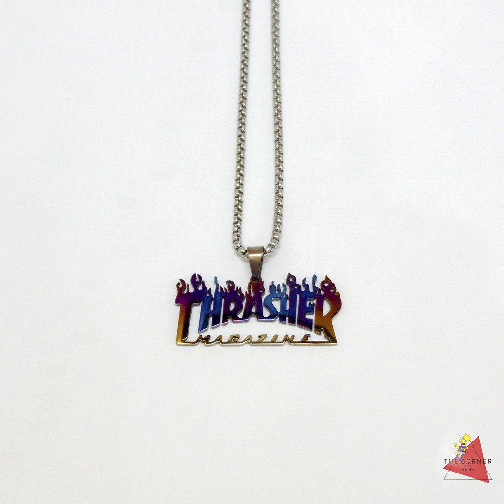 Dây Chuyền Mặt Hologram Unisex Phong Cách Hiphop [Ảnh thật]