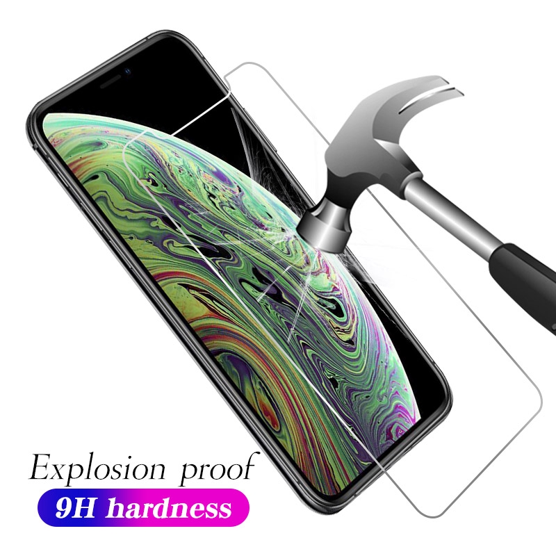 Miếng dán cường lực 9H cho màn hình điện thoại iPhone 8 7 6 6S Plus 5 5S SE 4S X XR XS Max