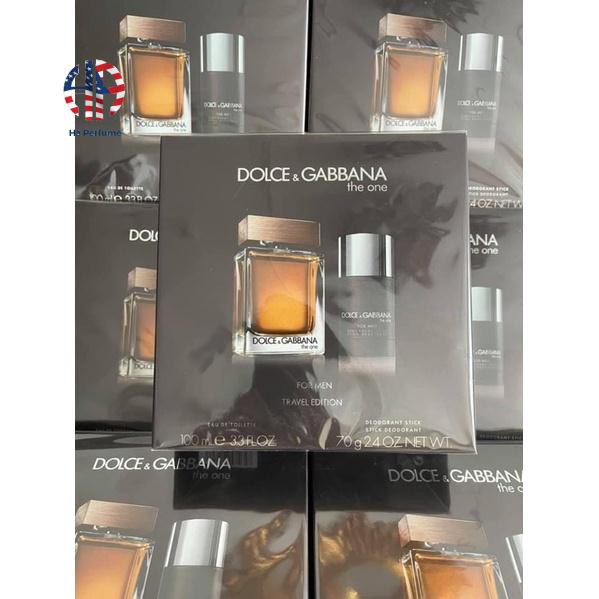 Set nước hoa nam D&G The one 2 món - nước hoa 100ml +  lăn khử mùi 70g | Thế Giới Skin Care