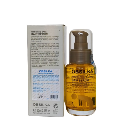 Tinh Dầu Dưỡng Tóc Chuyên Sâu Obsilka 60ml
