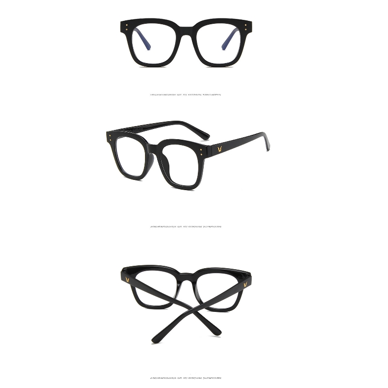 Eyeglasses Square Frame INS Computer Glasses Men Retro