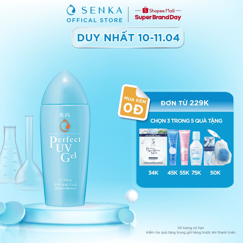 Gel sữa chống nắng Senka Perfect UV Gel 80ml