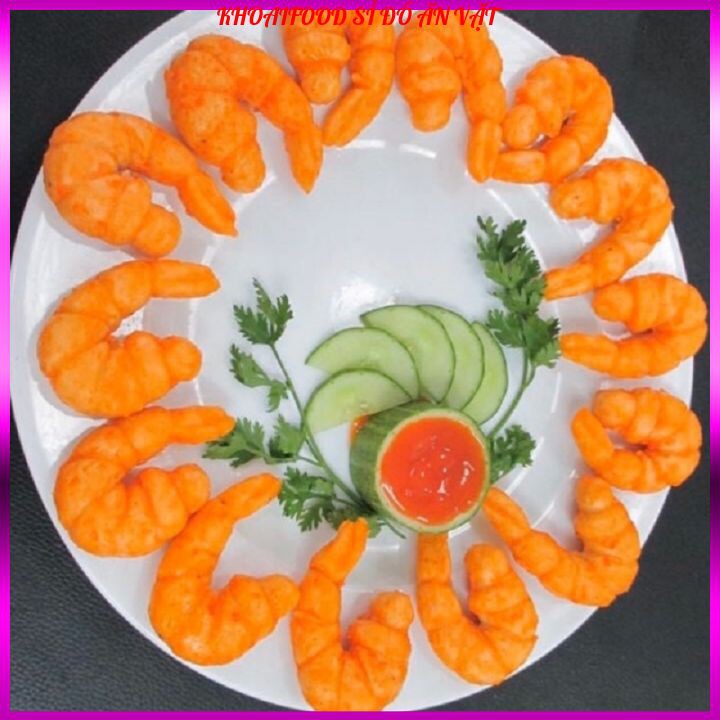 CHẢ TÔM ĐỊNH HÌNH ONGON viên chiên thả lẩu ăn vặt 500g | BigBuy360 - bigbuy360.vn