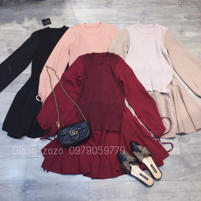 Set vay len siêu xinh