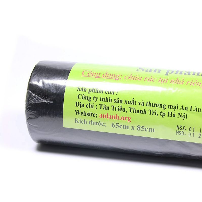 Cuộn túi rác  size trung 53*63, size đại 65*85  , túi 5kg, 15kg có quai hàng PE dai, bóng, đẹp