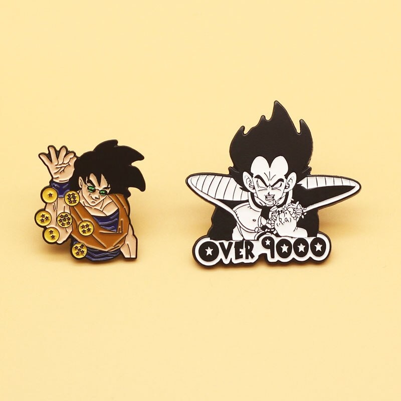 Pin cài áo manga anime Dragon Ball nhân vật Son Goku Vegeta - GC153