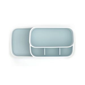 🇩🇪 Khay đựng bàn chải mỹ phẩm nhà tắm Joseph Joseph 70504 EasyStore Màu trắng xanh 🇩🇪