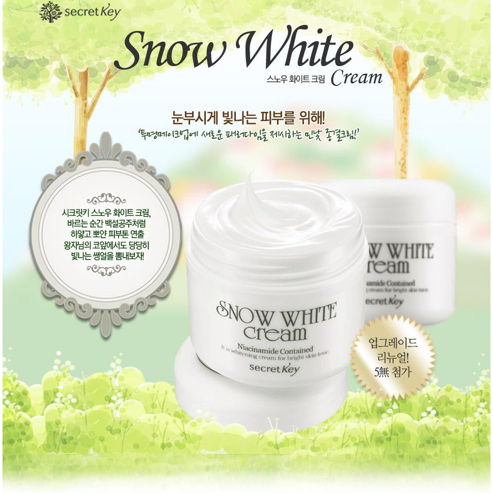 Kem Dưỡng Trắng Da Snow White Cream HÀN QUỐC 50gr