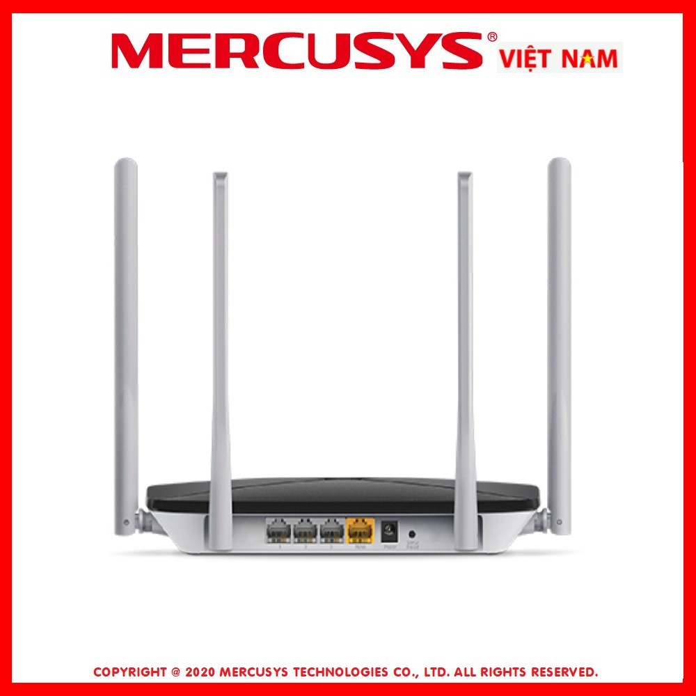 Bộ phát Router Wi-Fi Băng Tần Kép AC1200 Mercusys AC12