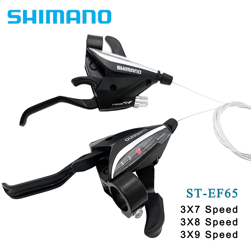 Bộ phanh xe đạp leo núi Shimano ST-EF65 3x7 3x8 & 3x9