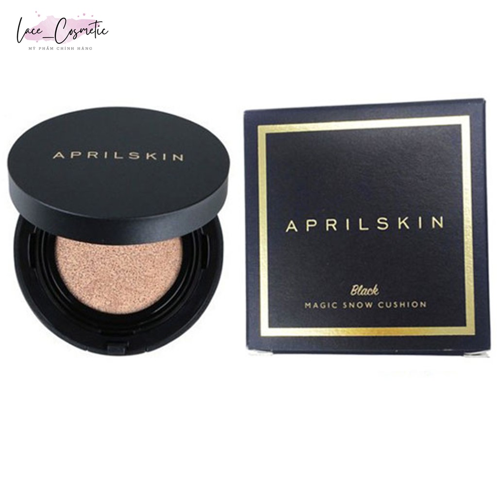 Phấn nước April Skin Magic Snow Cushion ( Tone 21, Tone 22, Tone 23 ) - LACE COSMETIC