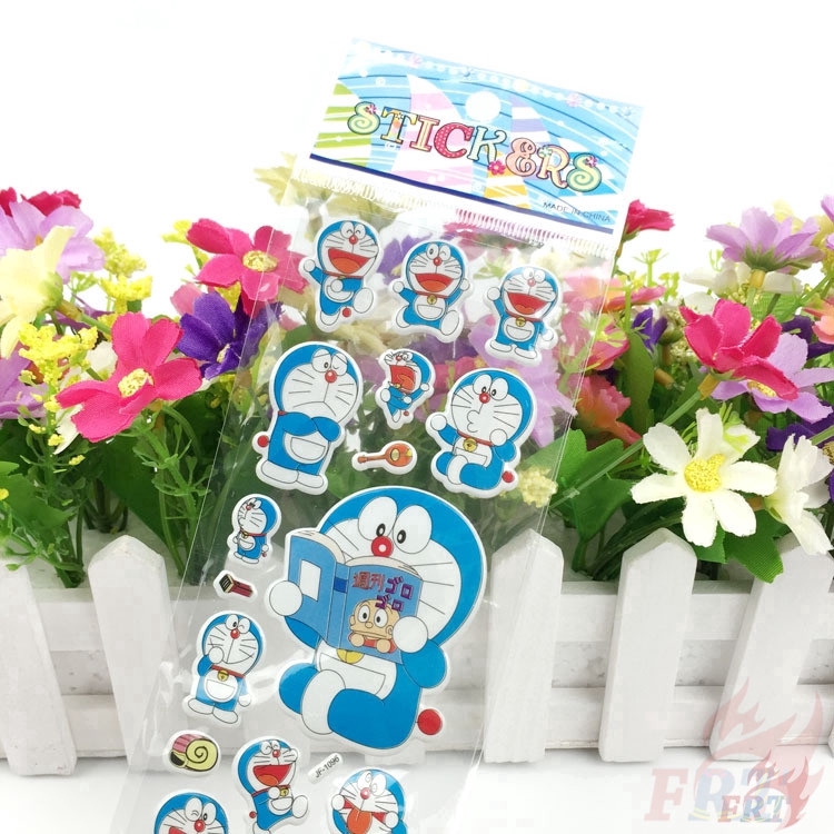 Set 1/5 Tấm Hình Dán Doraemon 3d Cho Bé