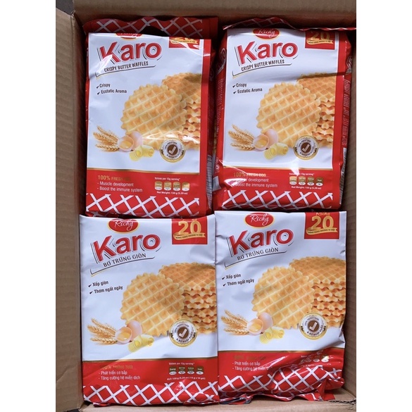 Bánh Karo bơ trứng giòn (125g/bịch )