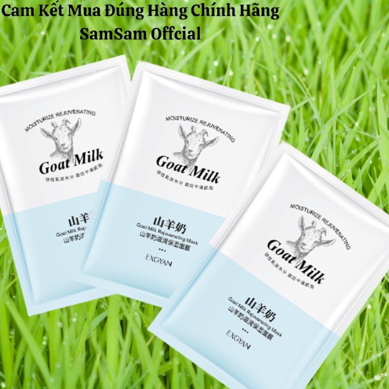 Mặt Nạ Dưỡng Da Tinh Chất Sữa Dê Dưỡng Ẩm - Ngừa Mụn - Ngăn Lão Hóa Giúp Da Trắng Sáng Mịn Màng Mask Nội Địa Trung A75