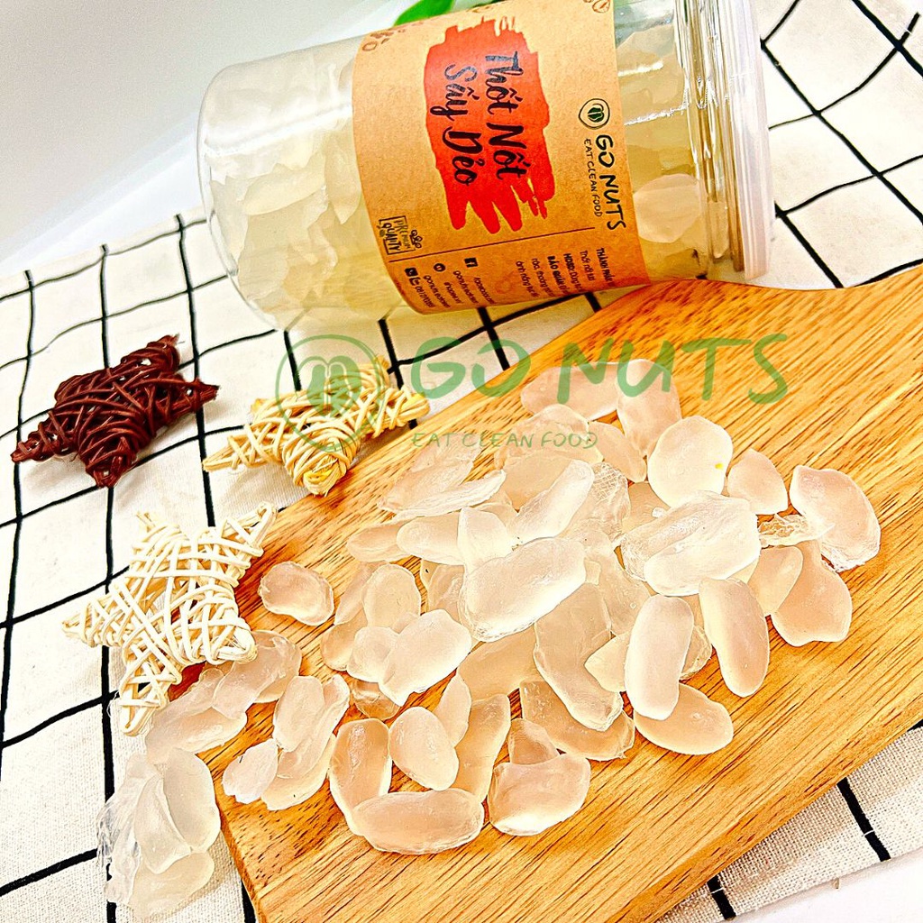 Thốt nốt sấy dẻo 500g GONUTS không đường Hoa quả trái cây sấy dẻo hỗ trợ giảm cân ăn kiêng thực dưỡng thuần chay healthy