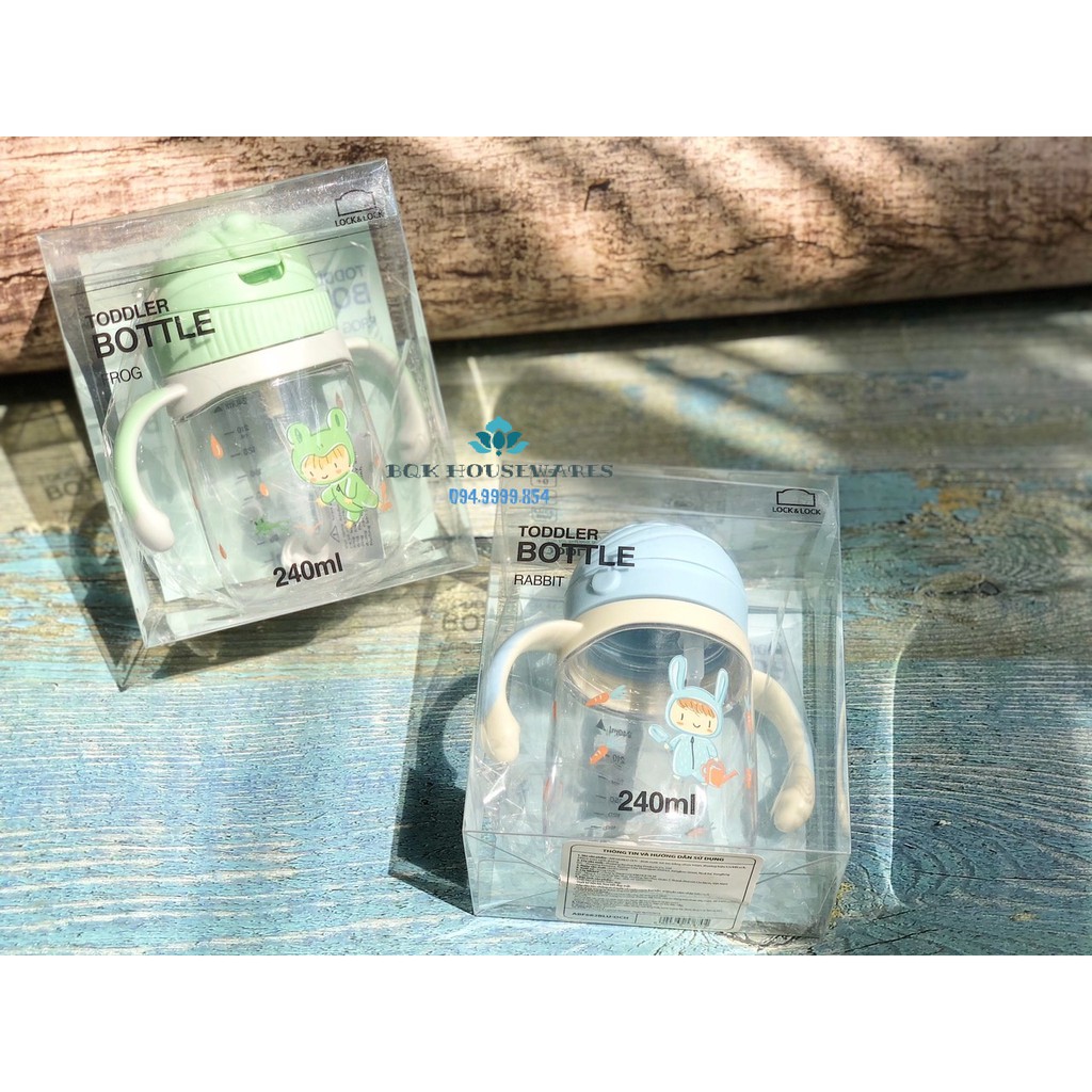 [LOCK&LOCK CHÍNH HÃNG] BÌNH TẬP UỐNG CHO BÉ 240ml Lock&Lock -  NHỰA TRITAN ABF682 ABF680 [240ML] | BigBuy360 - bigbuy360.vn