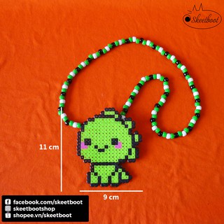 Vòng kandi perler khủng long CÓ ĐÈN LED - vòng cổ kandi - phụ kiện rave edm festival raver kandi perler DJ