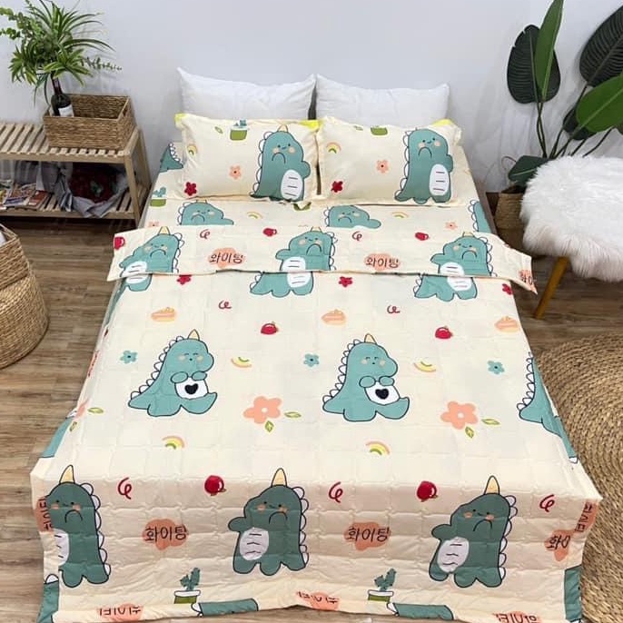 Chăn Hè Cotton Poly Trần Bông 3 Lớp Hàng Loại 1