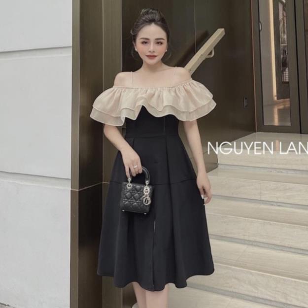 [ 𝐅𝐑𝐄𝐄 𝐒𝐇𝐈𝐏 ]   VÁY 2 DÂY BÈO TƠ TRỄ VAI TIỂU THƯ