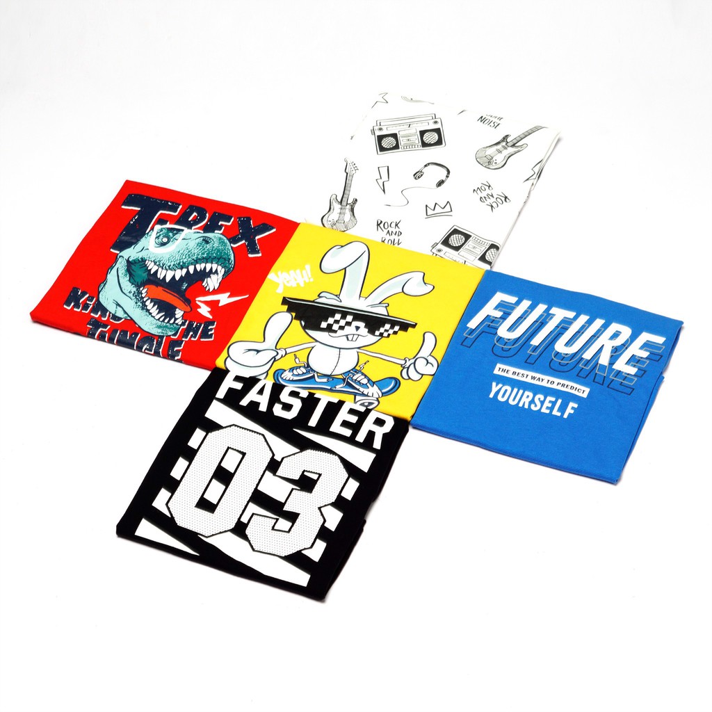 ÁO PHÔNG BÉ TRAI IN HÌNH PHONG CÁCH HÀN QUỐC