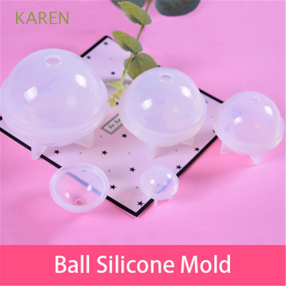 Khuôn silicone hình bóng tròn làm đồ trang trí thủ công DIY