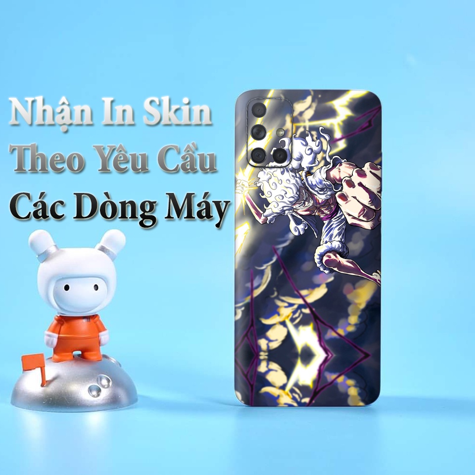 Miếng Dán Skin Điện Thoại In Luffy Gear 5 2 - One Piece Cho Ip 6/ 7/ 8/ X/ XS/ 11/ 11 Pro Max Và Các Dòng Máy Android