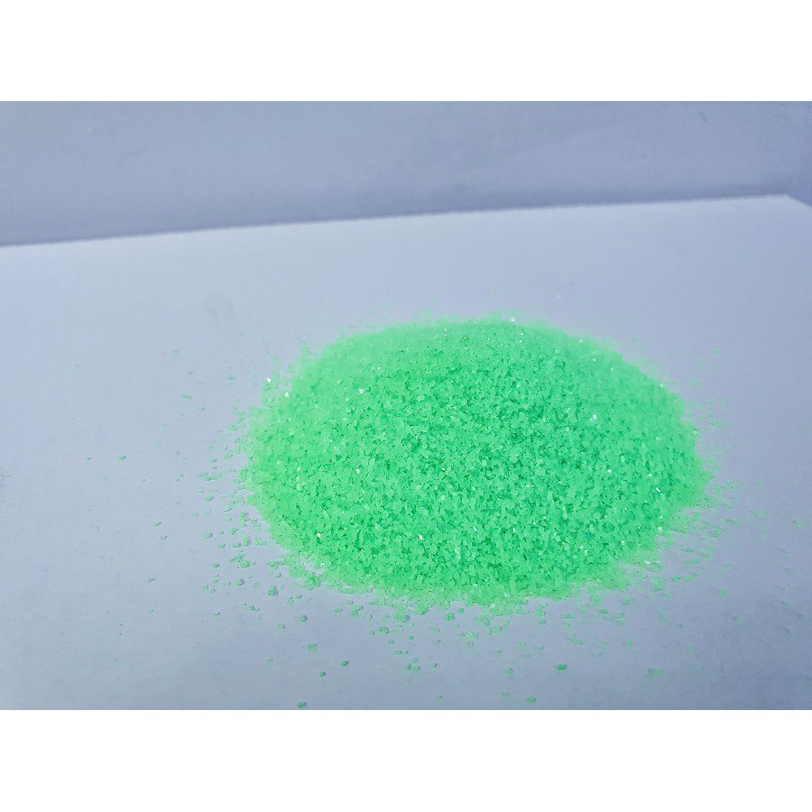 1KG CÁT THẠCH ANH XANH LÁ NHẠT TRANG TRÍ HỒ CÁ NON BỘ