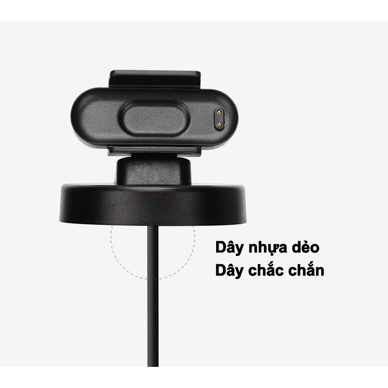 Đế sạc kẹp + USB sạc rời kẹp cho Xiaomi Miband 4