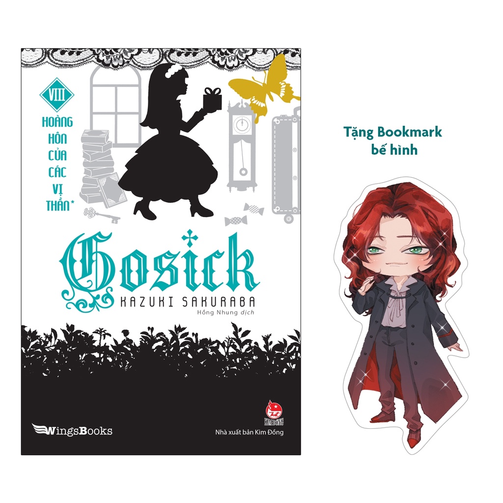 Sách Gosick - Tập 8 - Tặng kèm 1 Bookmark - Light Novel - Wingsbooks - NXB Kim Đồng