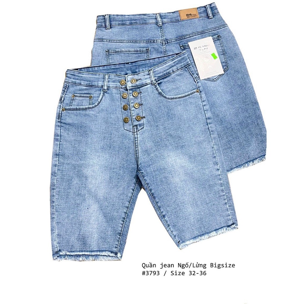 { SIZE 60-90KG } QUẦN JEAN NGỐ 7 TẤC RÁCH SIZE ĐẠI