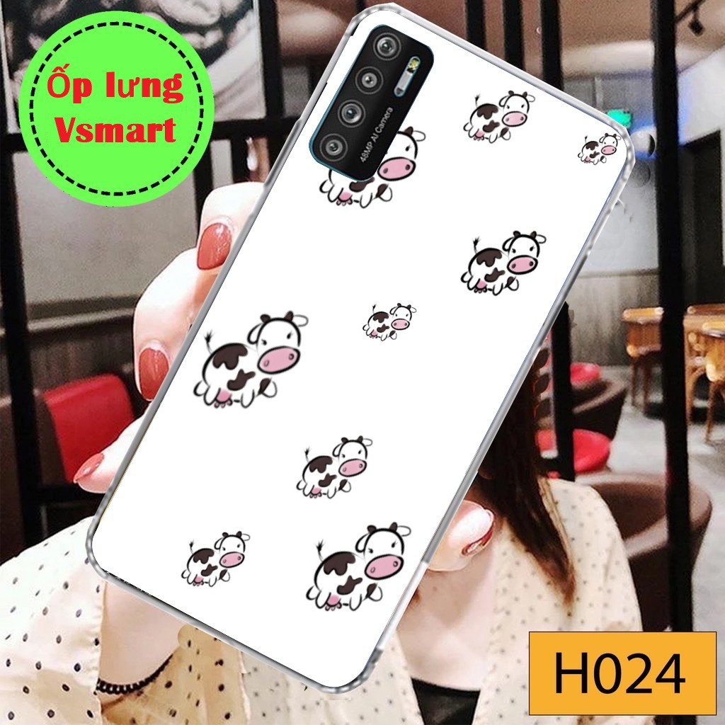 Ốp silicon in hình Vsmart Live 4 Joy4 Active 3 Joy 3 Joy 2+ Joy 1+ Live Active 1 Active 1+... bò sữa