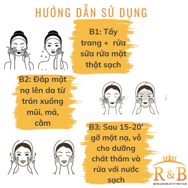 [100% CHÍNH HÃNG] Mặt nạ nhau thai cừu Hàn Quốc Daily Beauty R&B mỹ phẩm chính hãng MN2333