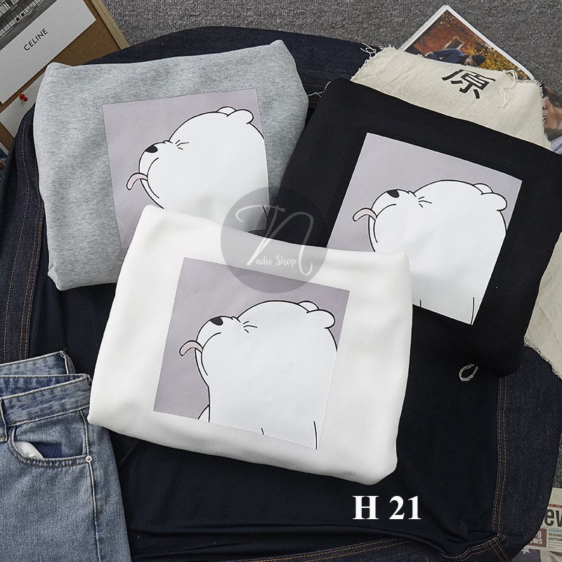 Áo Hoode 𝑭𝑹𝑬𝑬𝑺𝑯𝑰𝑷  Áo Hoodie nỉ We Are Bear cho cả nam và nữ