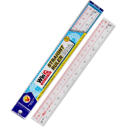 Thước kẻ dẻo WinQ 20cm 30cm 50cm dụng cụ đo kẻ