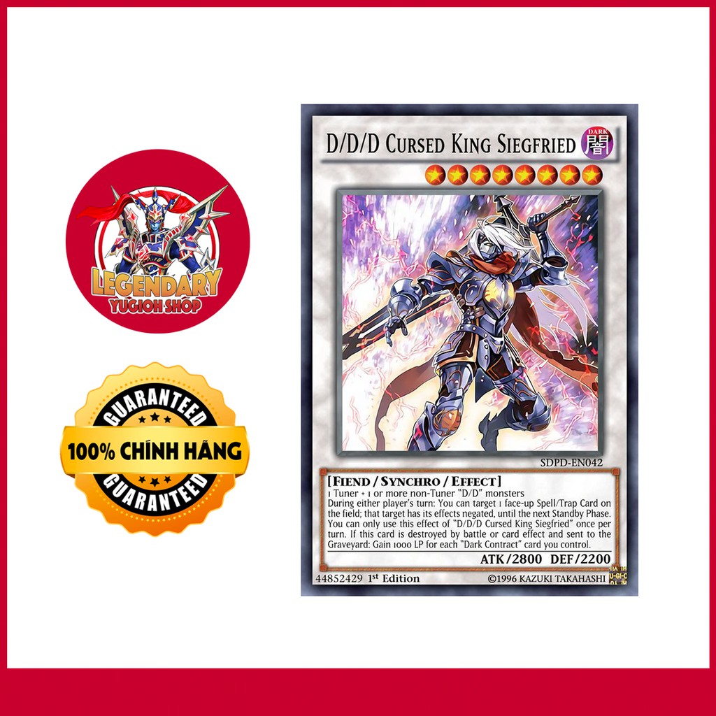 EN]Thẻ Bài Yugioh Chính Hãng] D/D/D Cursed King Siegfried