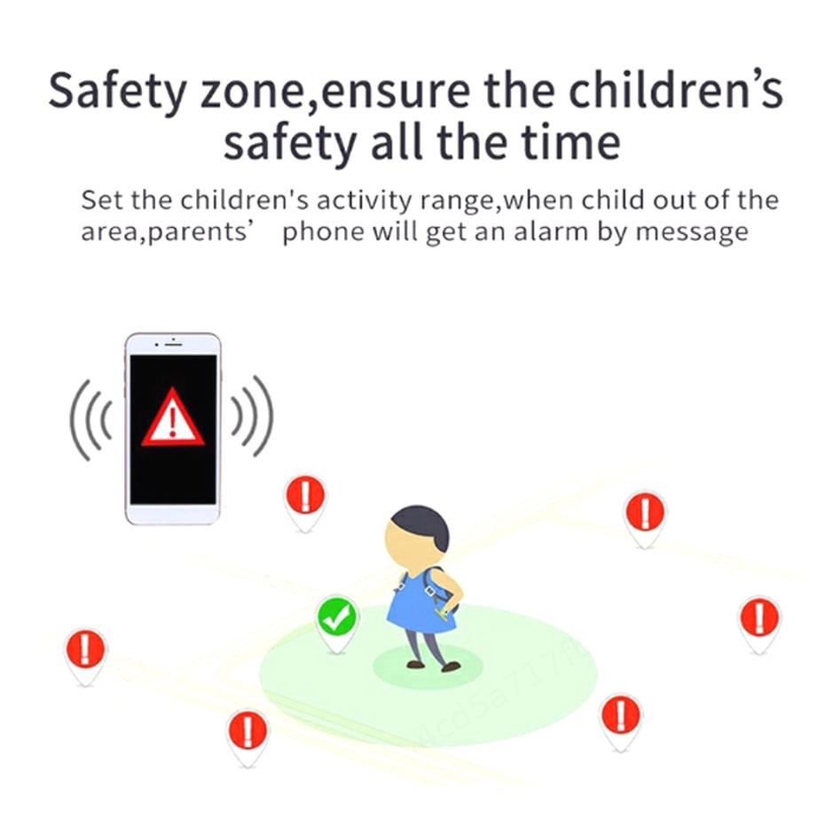 Q12 Jam Kids Smart Watch Children Waterproof Phone Watch Support SIM Card GPS SOS Dual Anti Lost Q12B