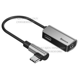 Đầu chuyển baseus l45 type-c sang audio 3.5mm & type-c cho game thủ