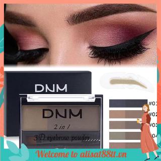 [Hàng mới về] Phấn vẽ lông mày DNM 2 màu tự nhiên không thấm nước kèm cọ tiện dụng