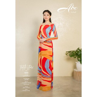 Áo dài ABC chất liệu voan/chiffon