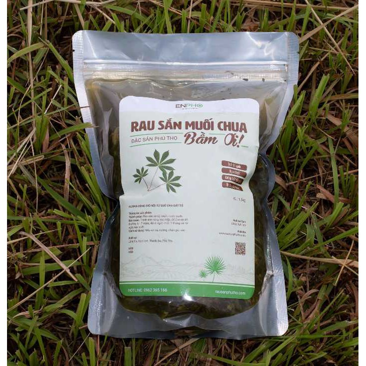 Rau Sắn Muối Chua Đặc sản Phú Thọ - Túi 1.5kg