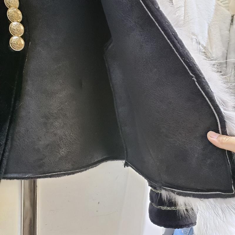 Áo Khoác Giả Lông Cáo Phong Cách Châu Âu Thời Trang Mùa Đông Mới 2022