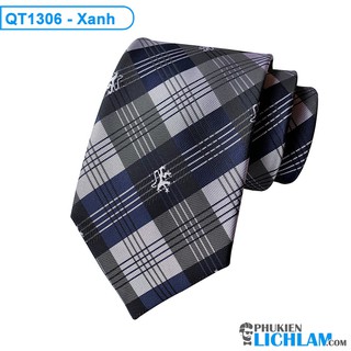 Cà vạt công sở bản lớn lụa cao cấp