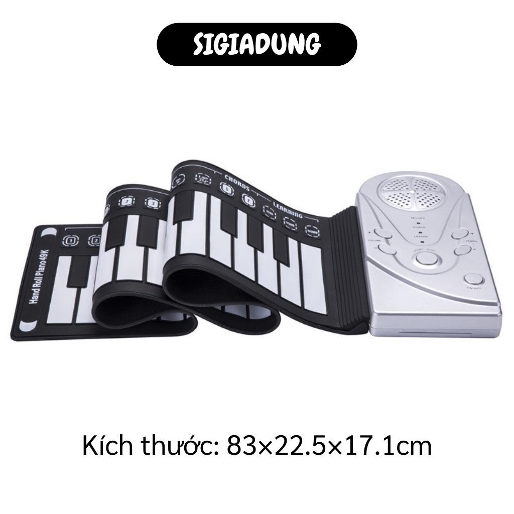 [SGD] Đàn Piano Điện Tử - Bàn Phím Đàn Piano Dạng Cuộn 49 Phím Tiện Lợi, Linh Hoạt 9329